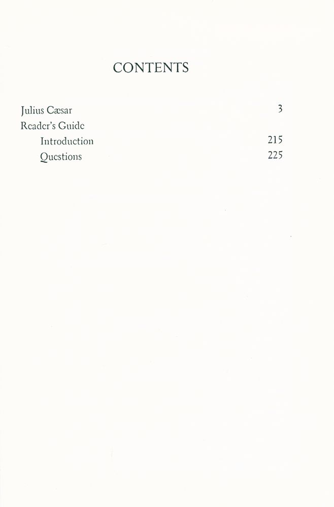 『JULIUS CAESAR WITH READER'S GUIDE』 2