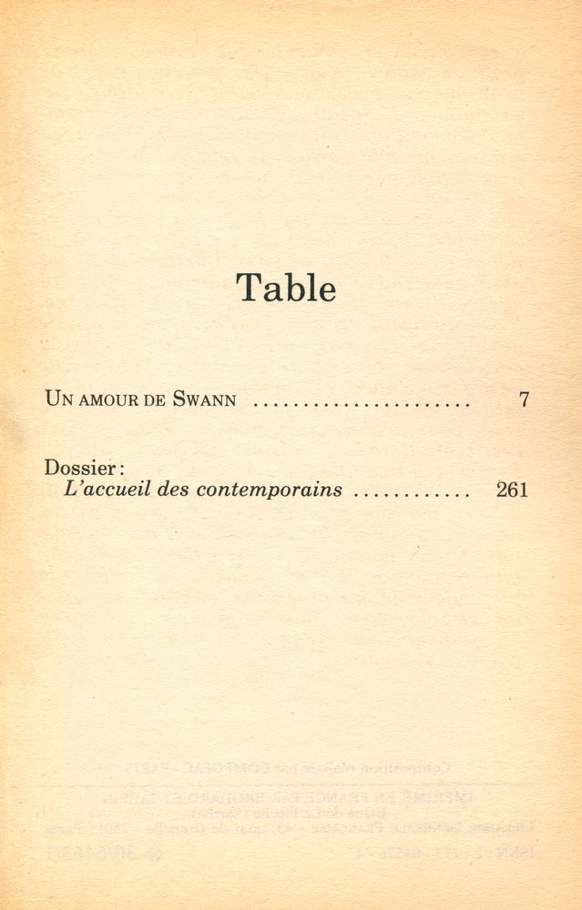 『Un amour de Swann』 2