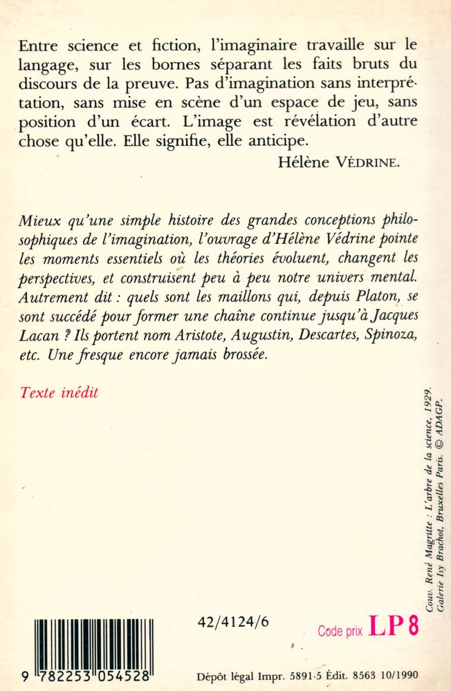 『Les grandes conceptions de l'imaginaire : de Platon à Sartre et Lacan』 4