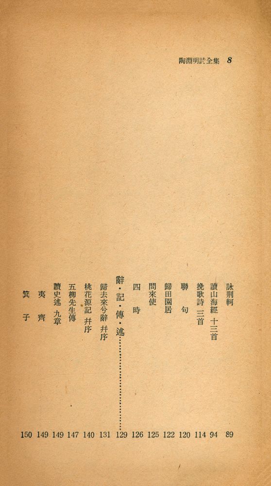 『瑞文文庫 230 -  陶淵明詩全集 下(서문문고 230 -  도연명시전집 하)』 3