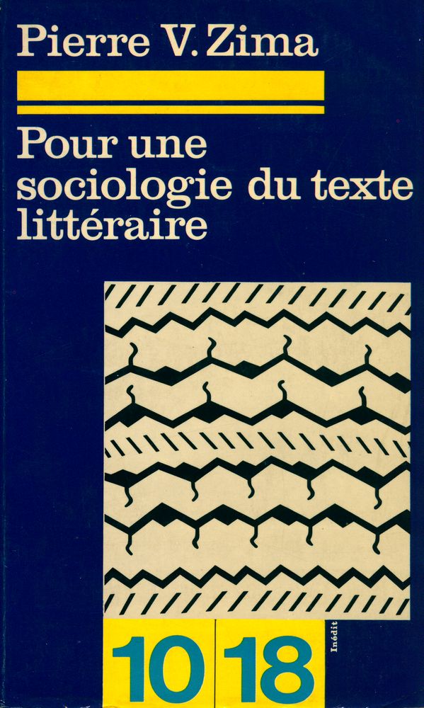 『POUR UNE SOCIOLOGIE DU TEXTE LITTÉRAIRE』 1