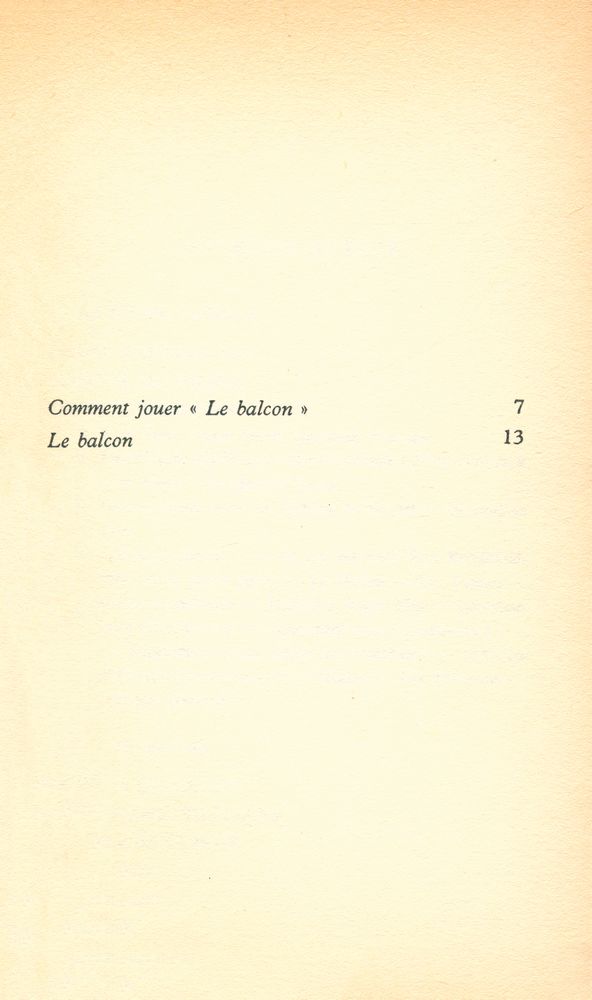 『Le balcon』 2