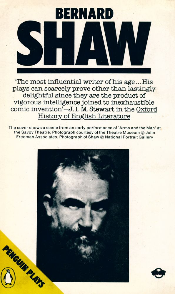 『PLAYS PLEASANT: Arms and The Man/Candida/The Man of Destiny/You Never Can Tell』 3