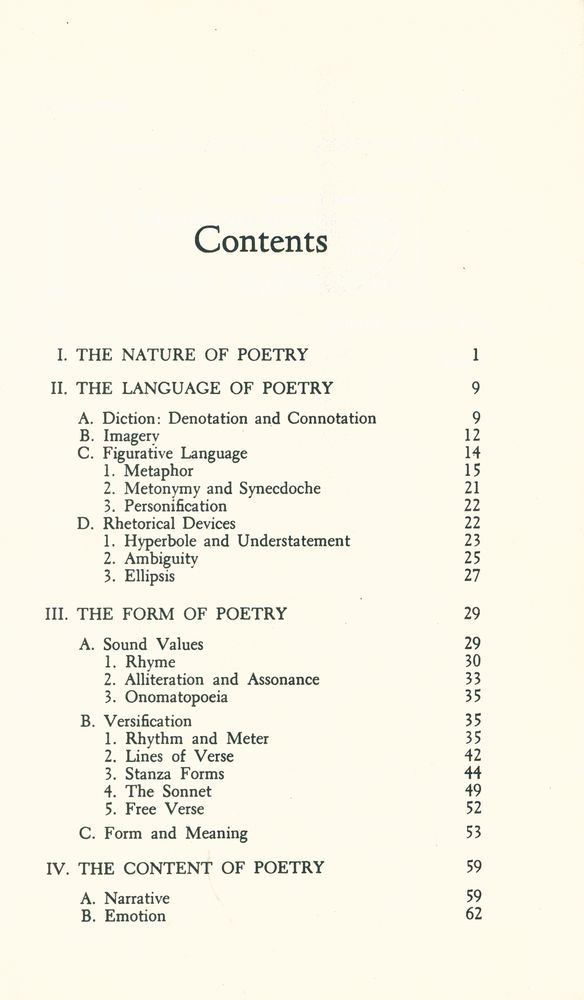 『A HANDBOOK FOR THE STUDY OF POETRY』 2