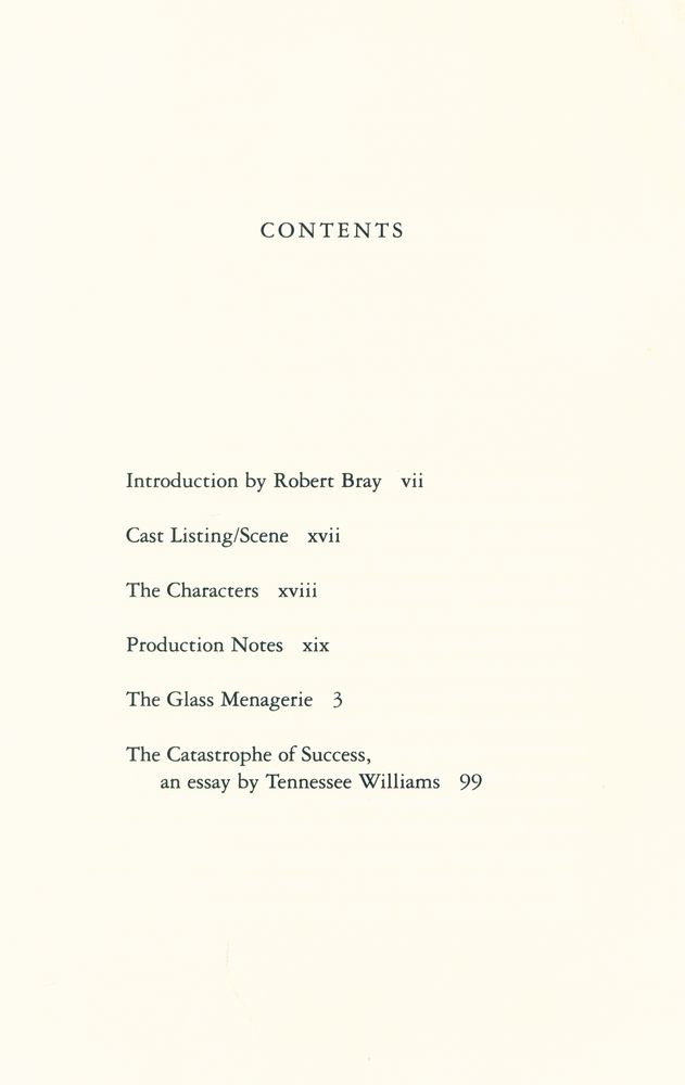 『The glass menagerie』 2