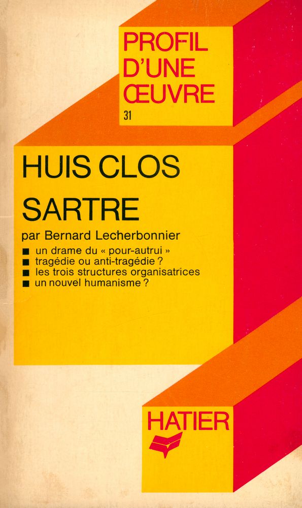 『HUIS CLOS, SARTRE』 1