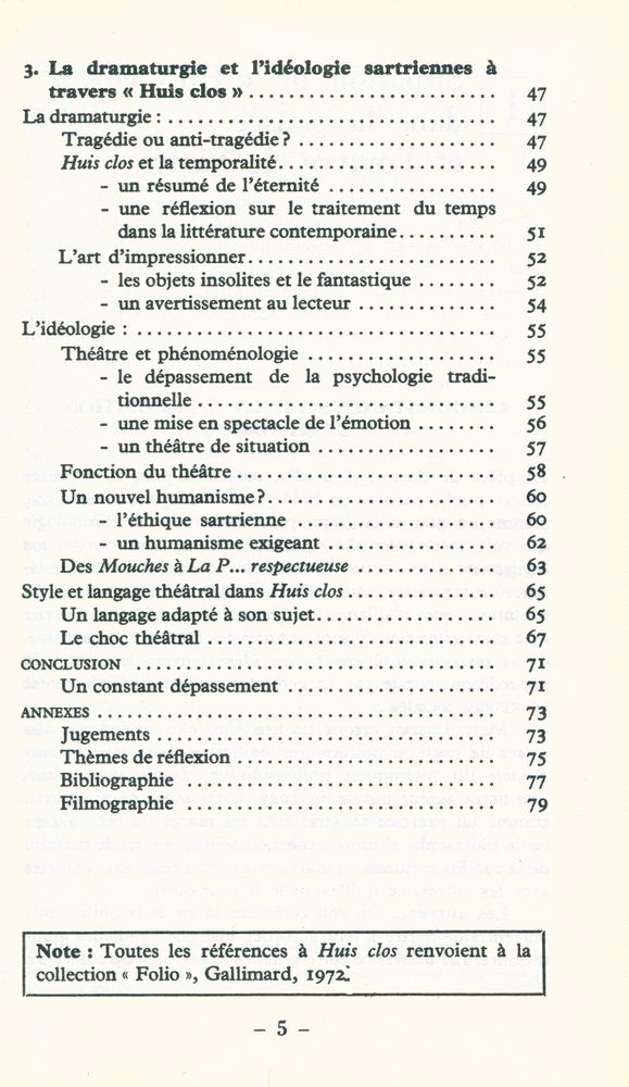 『HUIS CLOS, SARTRE』 3