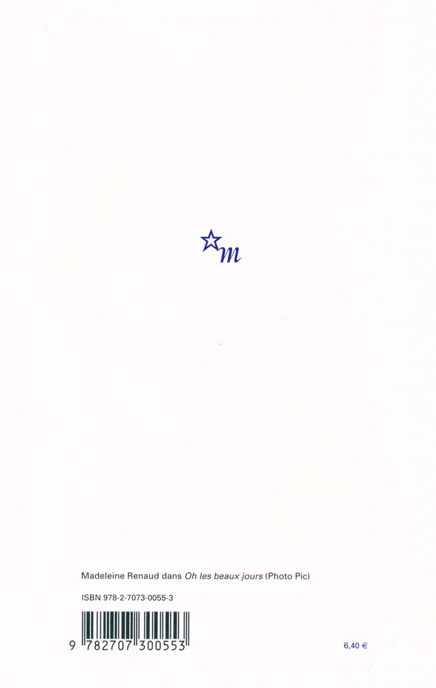 『Oh les beaux jours suivi de Pas moi』 3