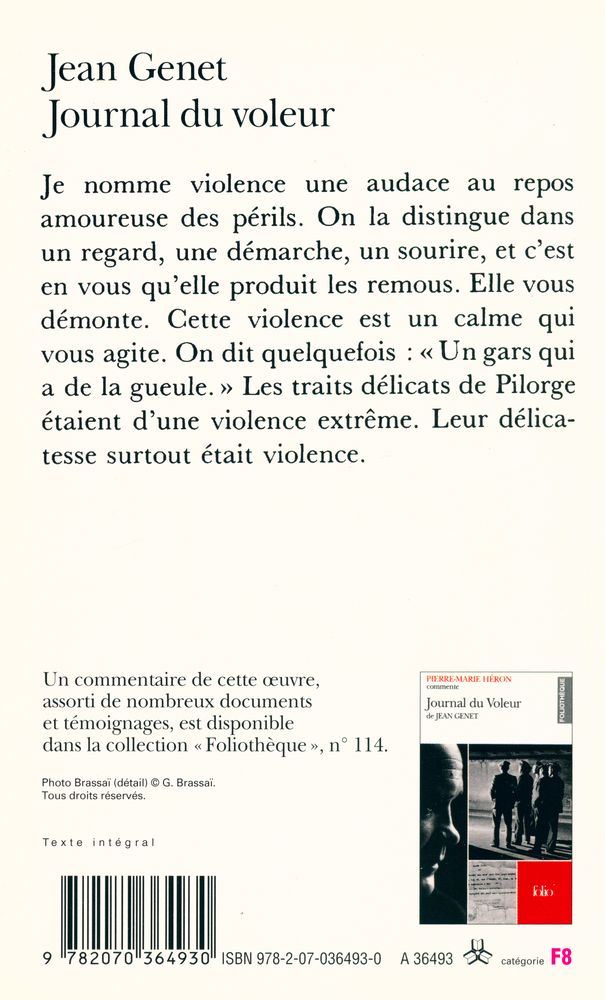『Journal du voleur』 3