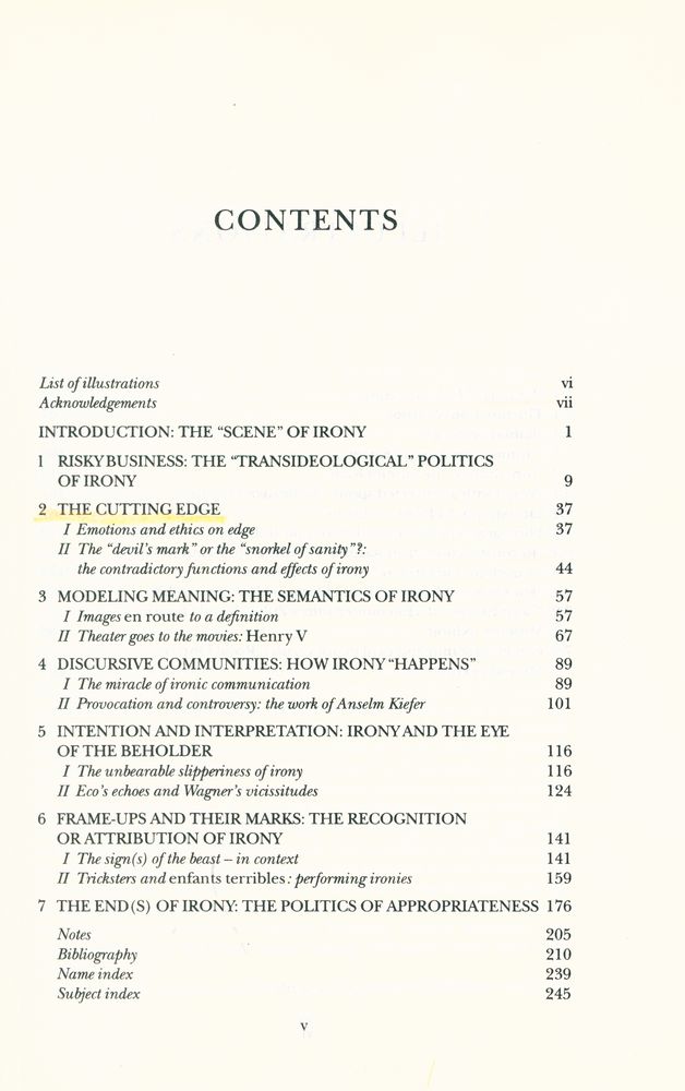 『IRONY'S EDGE : The theory and politics of irony』 2