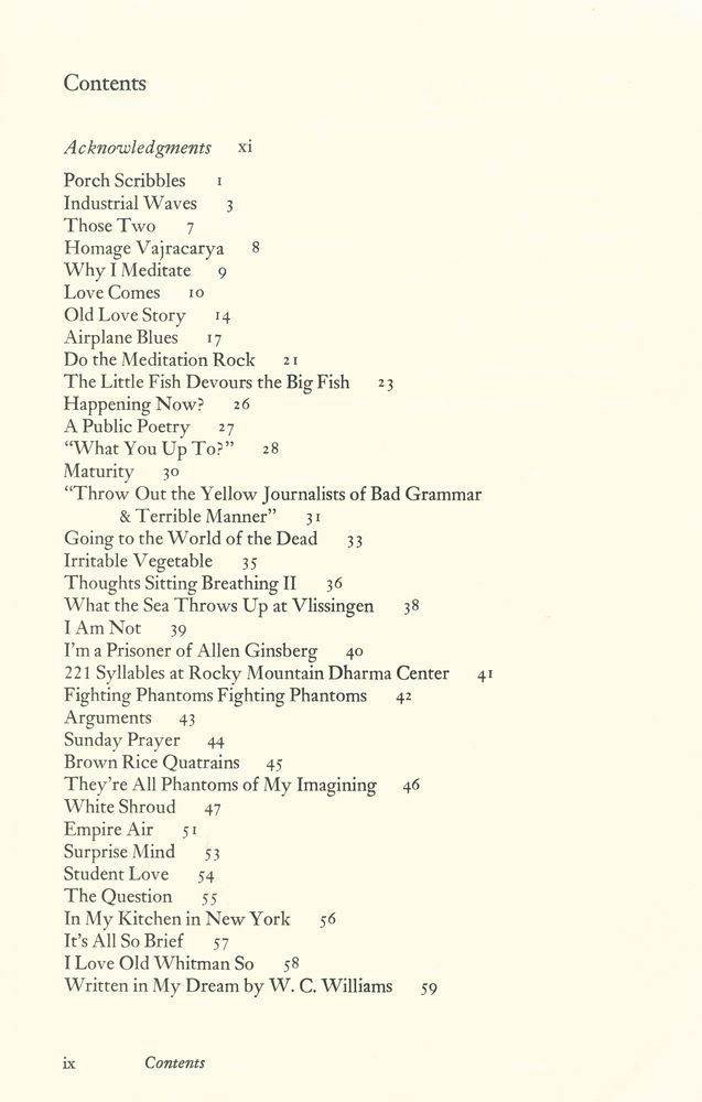 『WHITE SHROUD : POEMS 1980 - 1985』 2