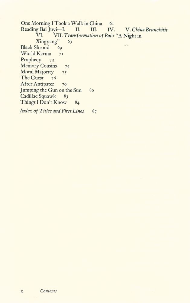 『WHITE SHROUD : POEMS 1980 - 1985』 3