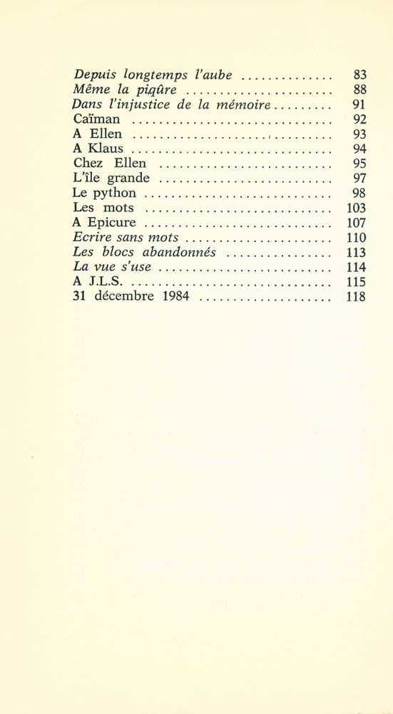 『dans le bleu foncé du matin』 3