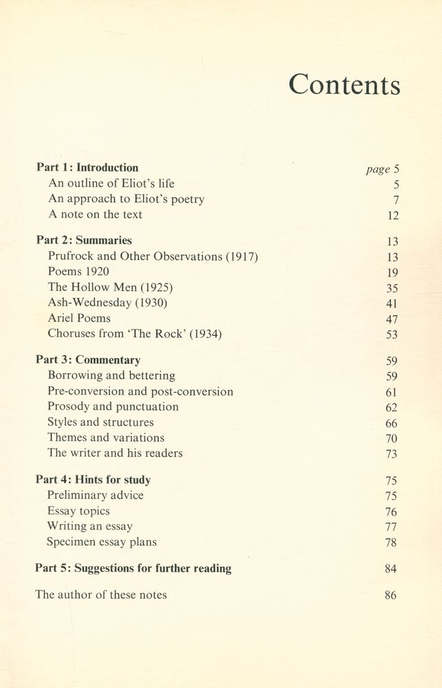 『NOTES ON SELECTED POEMS』 2