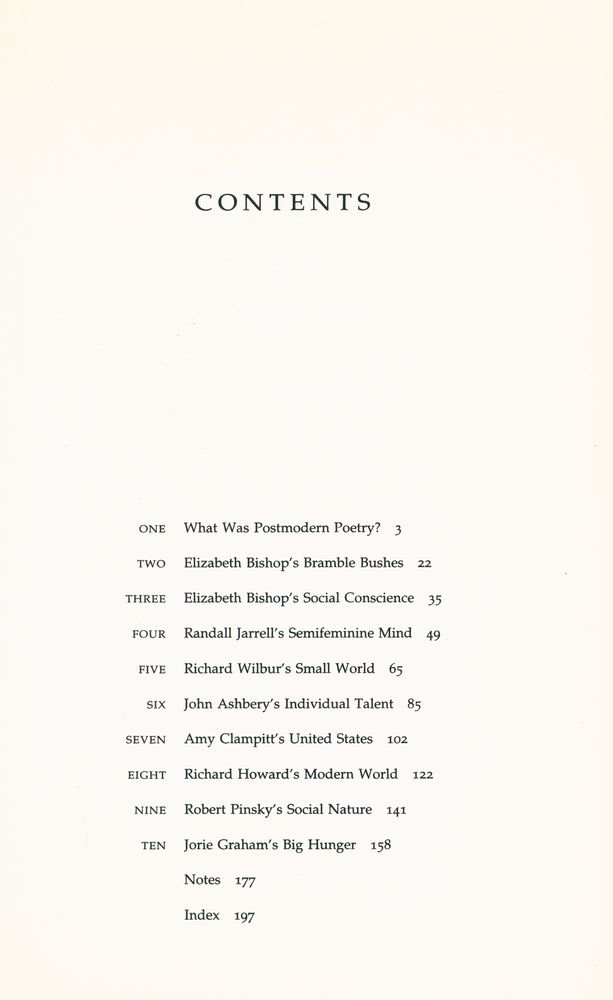 『MODERN POETRY AFTER MODERNISM』 2