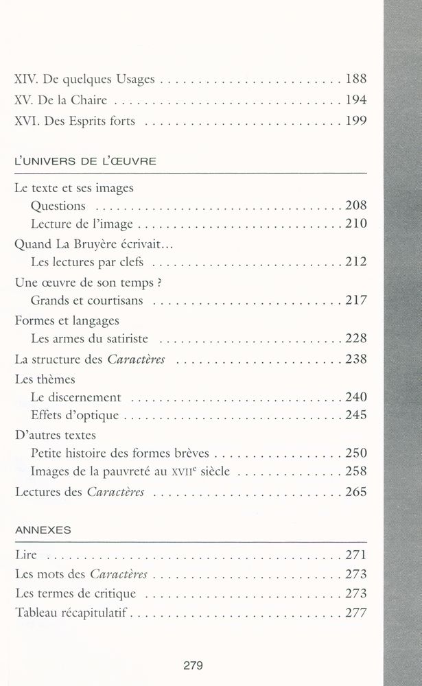『Les Caractères』 3