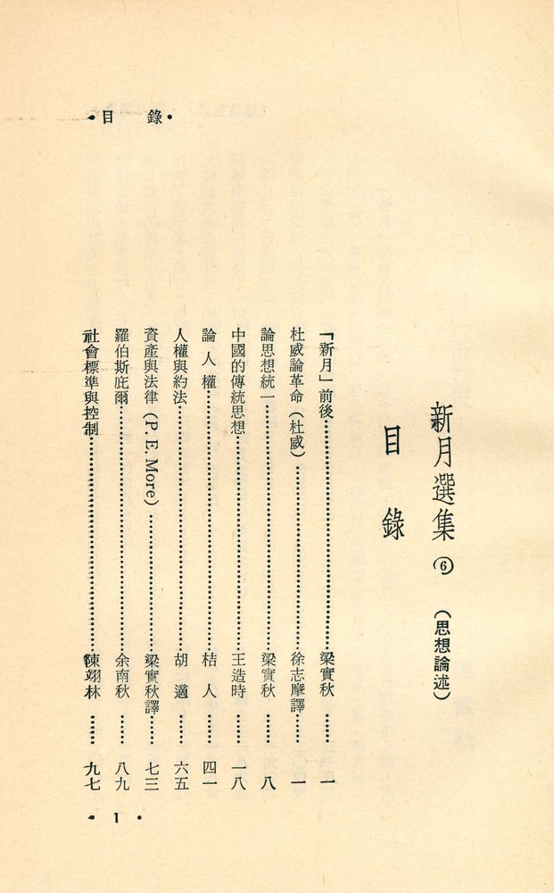 『愛書人文庫 106 - 新月選集 6 : 思想論述』 2