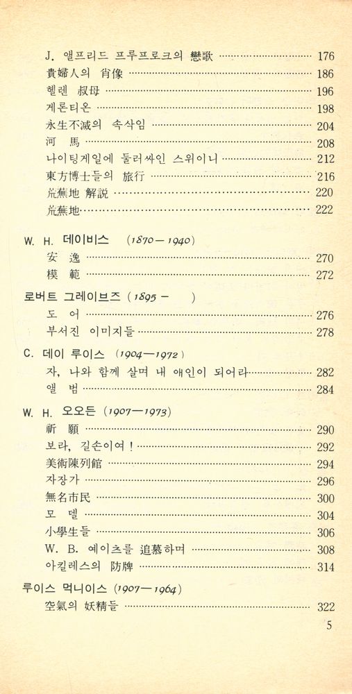 『探求新書 158 - 二十世紀 英詩(탐구신서 158 - 20세기 영시)』 4