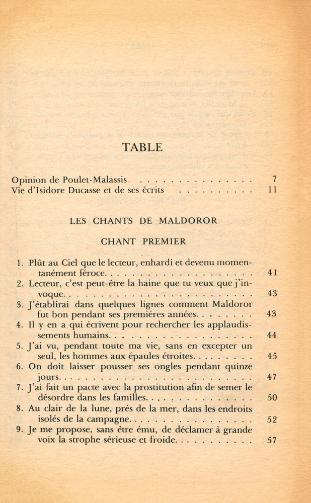『Les Chants de Maldoror』 2