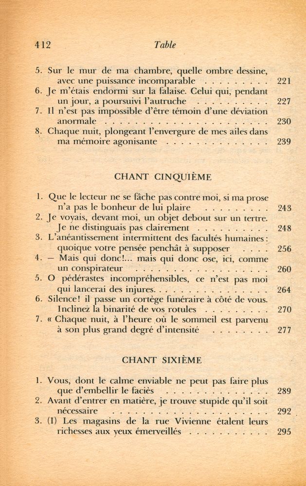 『Les Chants de Maldoror』 5