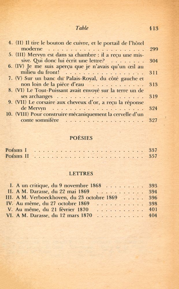 『Les Chants de Maldoror』 6