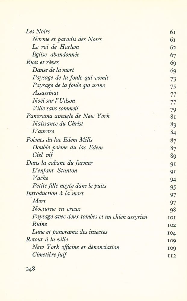 『Poésies, Ⅲ : 1926 - 1936 : Poètè à New York : Chant funèbre pour I.S. Mejías Divan du Tamarit et autres textes』 3