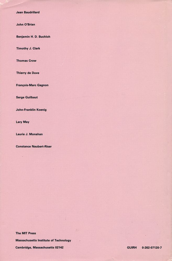 『Reconstructing Modernism : Art in New York, Paris, and Montreal 1945-1964』 3