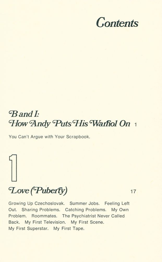 『The philosophy of Andy Warhol』 2