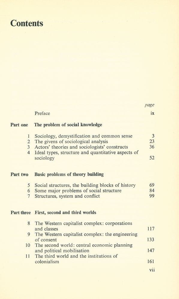 『SOCIOLOGY AND THE DEMYSTIFICATION OF THE MODERN WORLD』 2