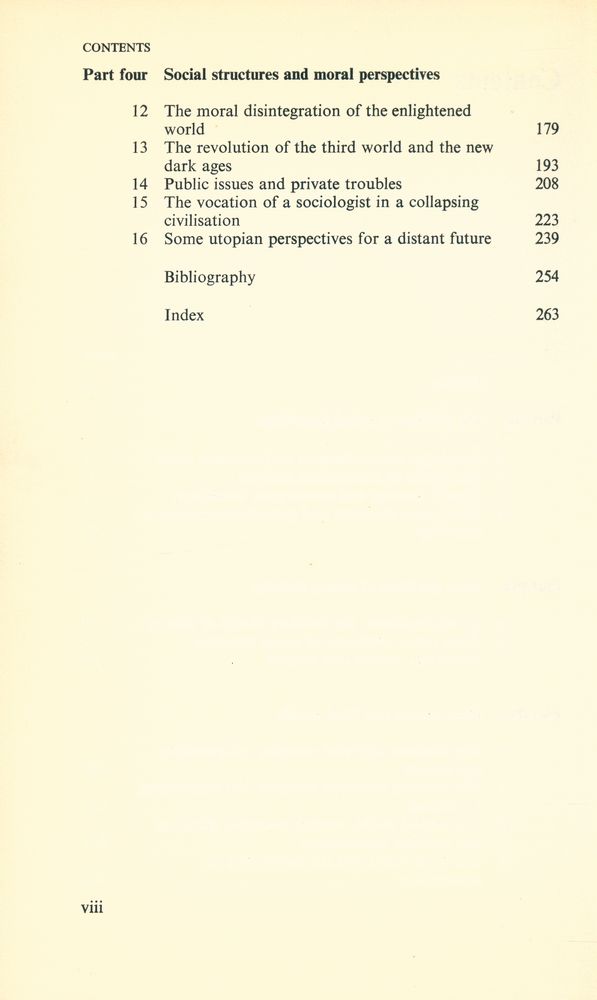 『SOCIOLOGY AND THE DEMYSTIFICATION OF THE MODERN WORLD』 3