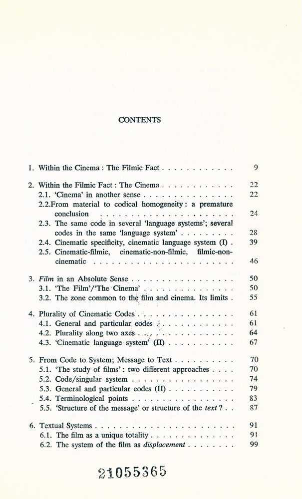 『LANGUAGE AND CINEMA』 2