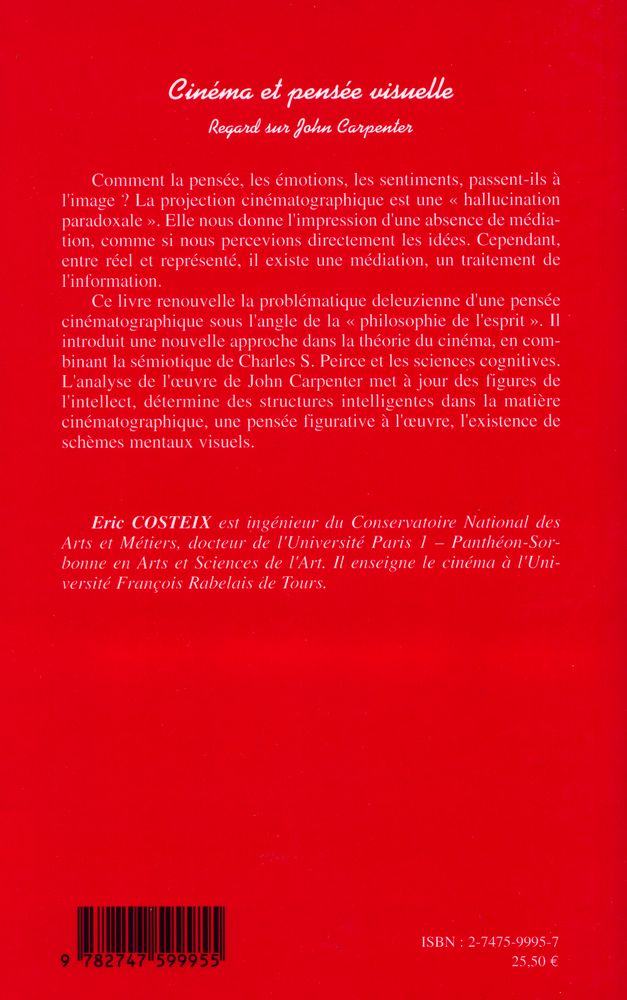 『Cinéma et pensée visuelle : Regard sur le cinéma John Carpenter』 5