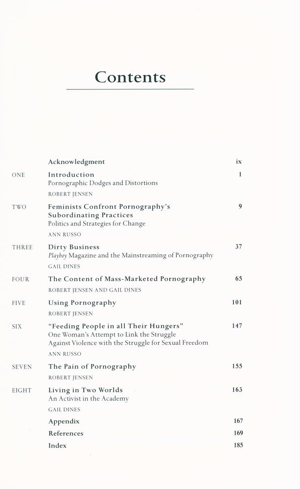 『Pornography : the production and consumption of inequality』 2