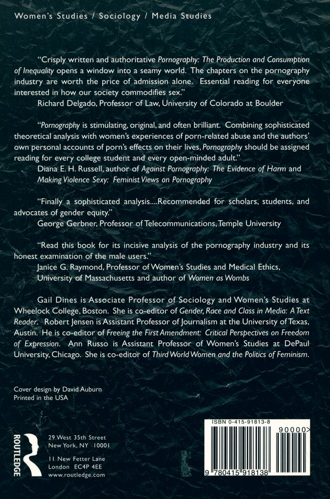 『Pornography : the production and consumption of inequality』 3
