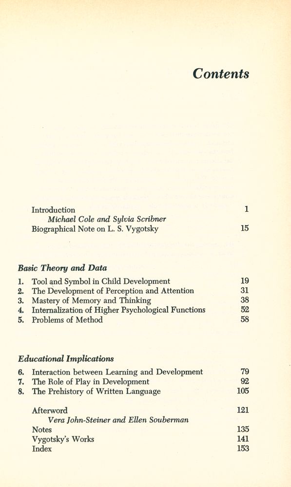 『Mind in society』 2