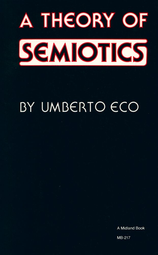 『A theory of semiotics』 1