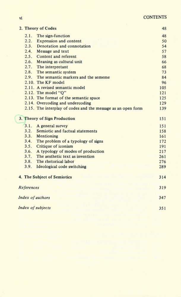 『A theory of semiotics』 3
