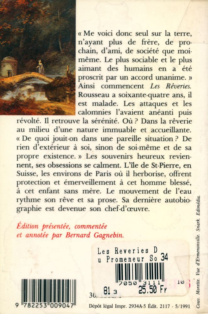 『Les Rêveries du promeneur solitaire』 5