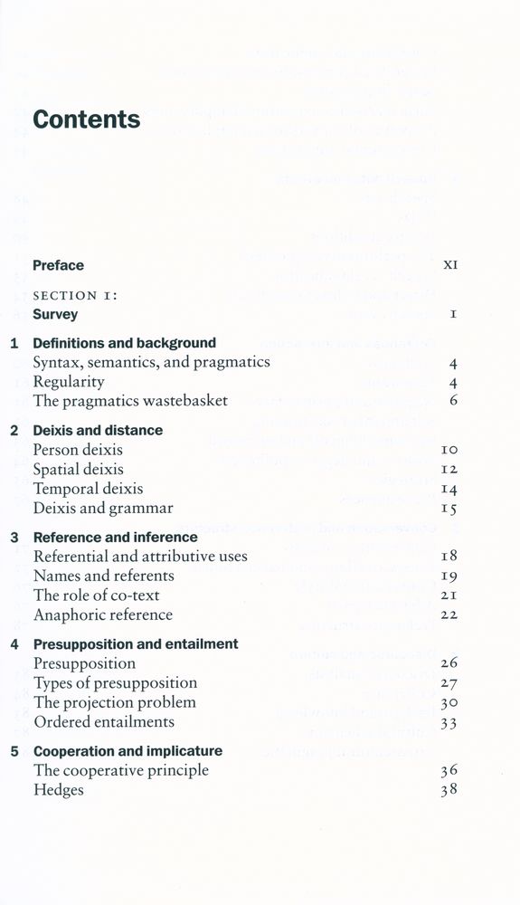 『Pragmatics』 2