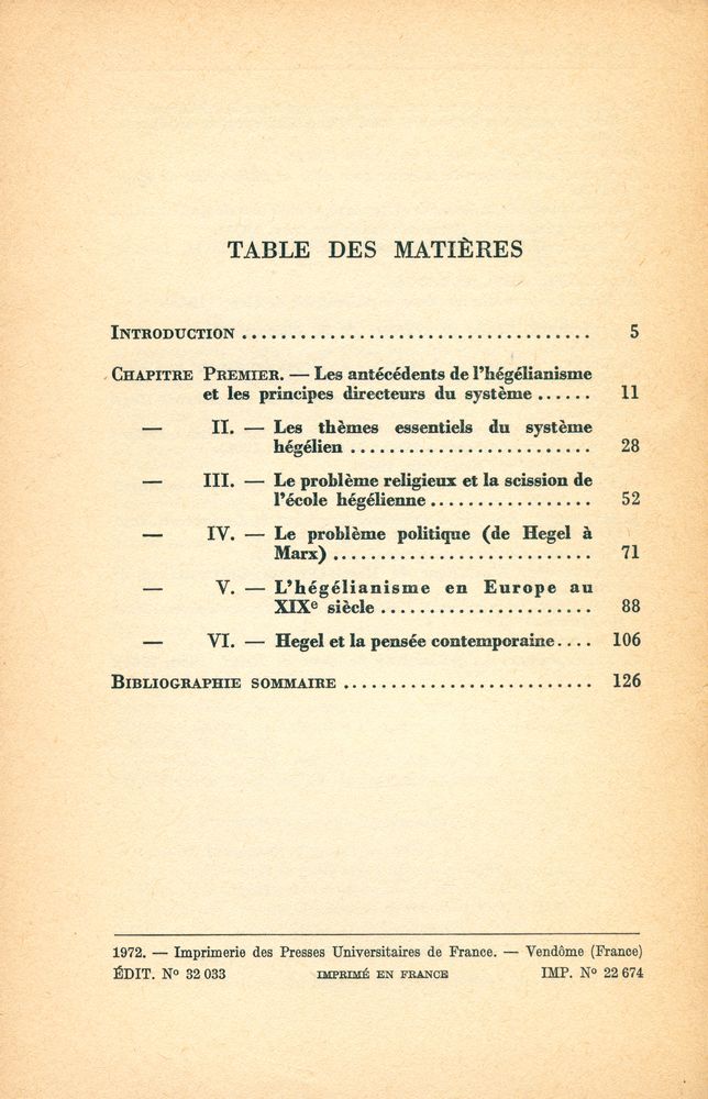 『HEGEL ET L'HÉGÉLIANISME』 2