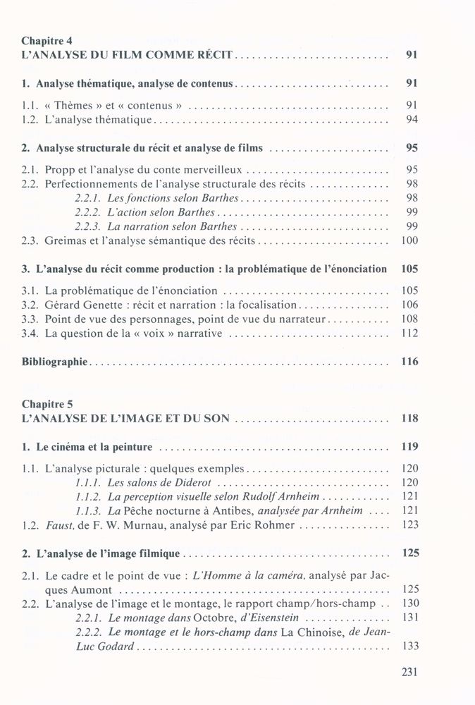 『L'ANALYSE DES FILMS』 4