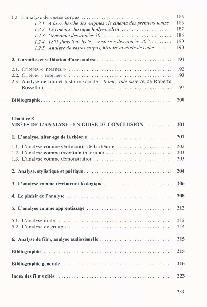 『L'ANALYSE DES FILMS』 6