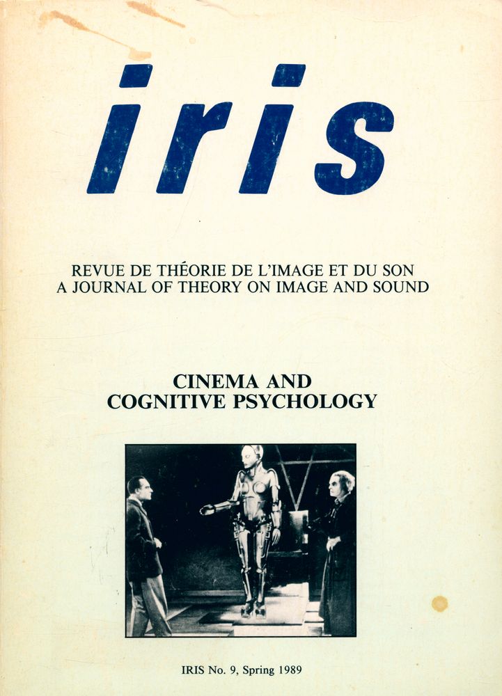 『IRIS』 No. 9, Spring 1989 1