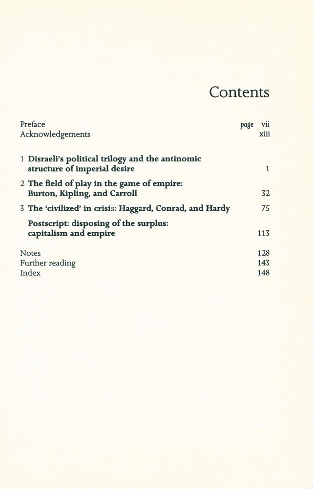 『Desire and contradiction : Imperial visions and domestic debates in Victorian literature』 2