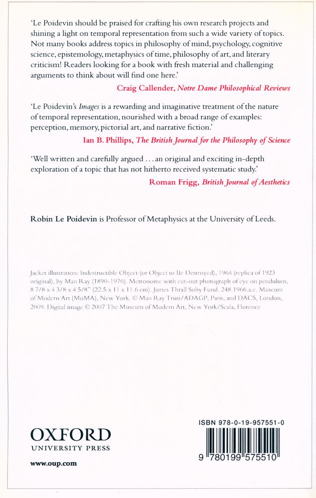 『the images of TIME: An Essay on Temporal Representation』 4