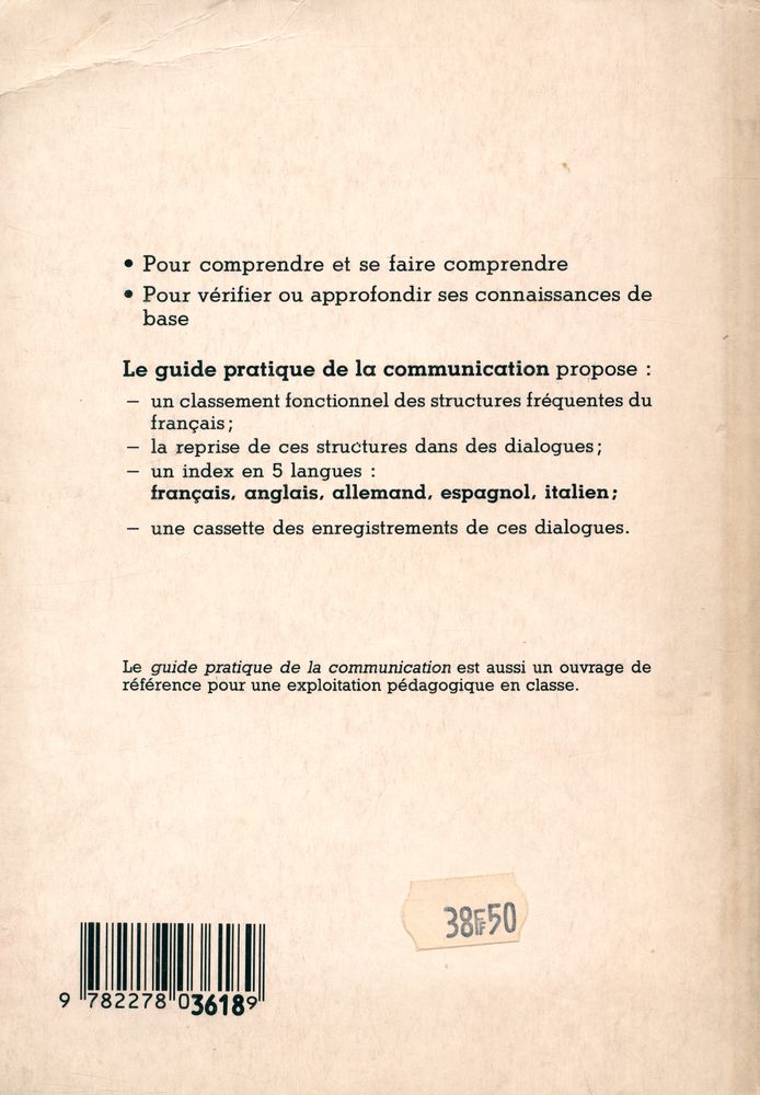 『guide practice de la communication : 100 actes de communication 56 dialogues』 3