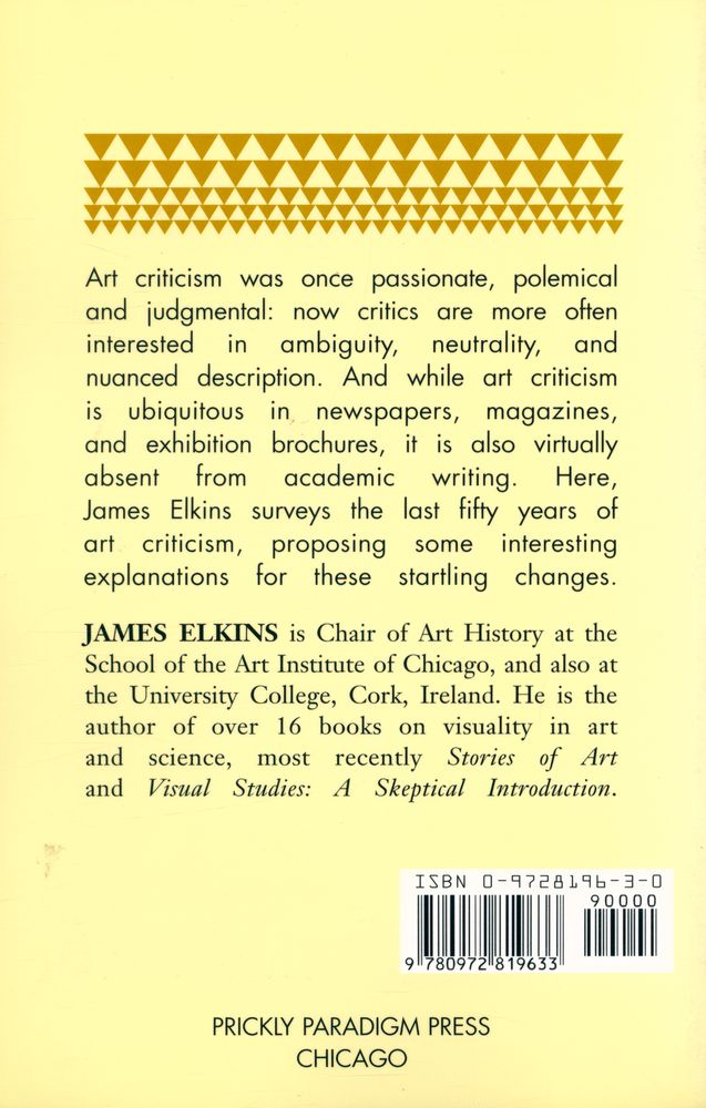 『WHAT HAPPENED TO ART CRITICISM?』 3