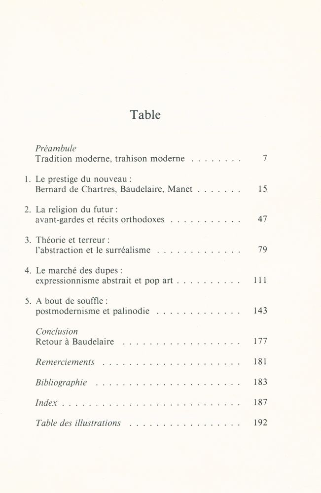 『Les cinq paradoxes de la modernité』 2