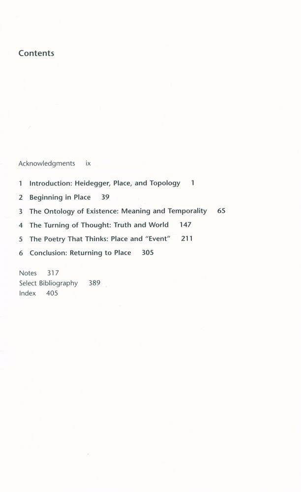 『Heidegger's topology : being, place, world』 2