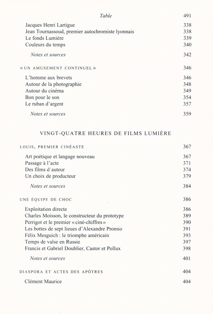 『Le roman des Lumière』 6